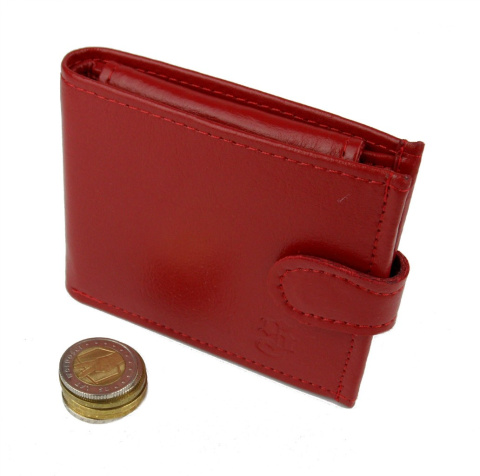 Portfel Skórzany SARA (PL) Skóra Licowa Mały Poziomy Z Zapięciem SAR_P8