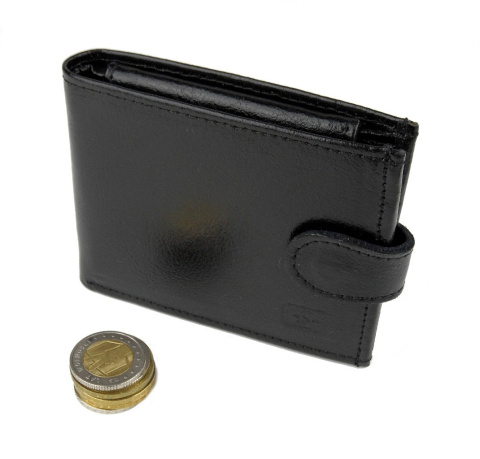 Portfel Skórzany SARA (PL) Skóra Licowa Mały Poziomy Z Zapięciem SAR_P8