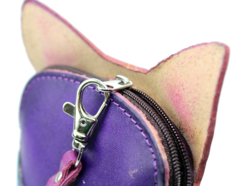 Portfelik / Etui Uniwersalne Skóra Naturalna Kotek PolskaGalanteria