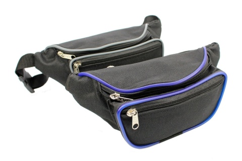 Saszetka Na Pas Biodrówka Nerka MAGRE (PL) Materiał Kolorowa Lamówka