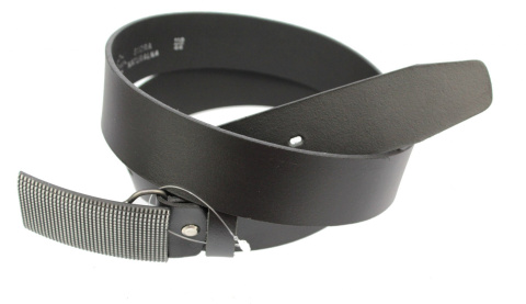 Pasek Skórzany COMPLEX (PL) Skóra Licowa 40 mm Klamra Pełna Na Bolczyk BLASZKA "PIXEL 2"