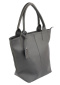 Torebka Skórzana MAGRE (PL) KLEOPATRA Shopper Bag Skóra Naturalna GRAFITOWA