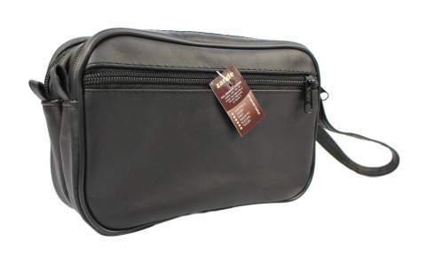 Saszetka Męska Średnia Skórzana Zande (PL) Skóra Naturalna ZAN57