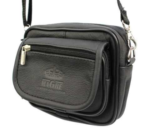 Torba Męska Skórzana MAGRE (PL) Pozioma SŁAWEK De Luxe Skóra Naturalna Mała