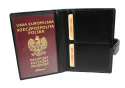 Etui Na Paszport Wilmar (PL) Skóra Włoska Zapinka Nap Duże Dwie Części RFID