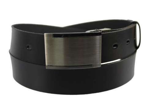 Pasek Męski Skórzany COMPLEX (PL) Gładki Z Pełną Klamrą Na Bolczyk Skóra Licowa 35 mm Wersja 9