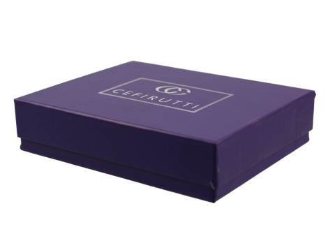 Portfel Damski Skórzany Cefirutti Skóra Licowa Z Wkładką Antybakteryjną 12 cm Suwak Wewnątrz RFID 74892-RF-AB 12 x 9 x 3 [cm]