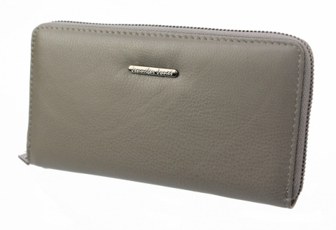 Portfel Damski Skóra Naturalna JENNIFER JONES Duży Z Metalowym Suwakiem Piórnik JJ5297 19,5 x 10,5 x 2  [cm]