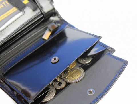 Portfel Męski Skórzany TMC Skóra Licowa Duży Pionowy Bez Zapięcia