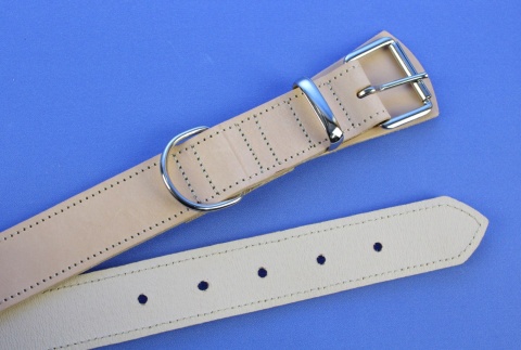 Solidna Obroża Dla Psa Jucht Skóra  Naturalna 30 mm 50-62 [cm] WIREX (PL)