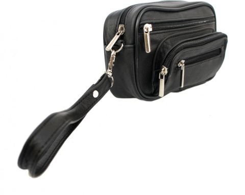 Saszetka Męska Skórzana Mała MAGRE (PL) PIOTR ALFA De Lux Skóra Naturalna