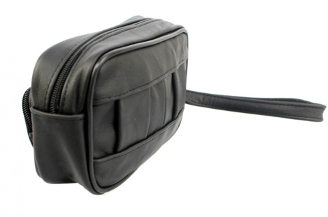 Saszetka Męska Skórzana Mała MAGRE (PL) PIOTR ALFA De Lux Skóra Naturalna