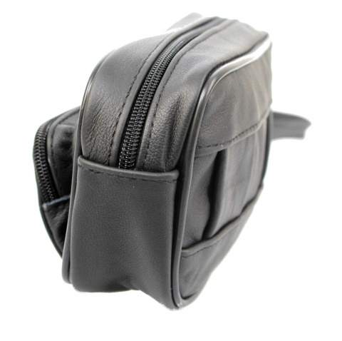 Saszetka Męska Skórzana Mała MAGRE (PL) PIOTR ALFA De Lux Skóra Naturalna