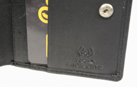 Portfel ALBATROSS (PL) Skóra Naturalna Licowa Mały Pionowy KOMIN PIEKIEŁKO RFID SN A3822 L 9 x 10 x 1,5 [cm]