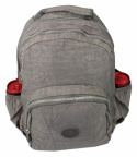 Praktyczny Plecak Materiałowy BAG STREET 2215 JASNY POPIELATY 37 x 25 x 13cm
