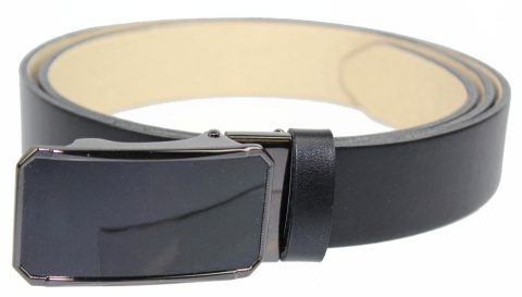 Klamra Do Paska Męskiego Wizytowego Z Mechanizmem Samozaciskowym CZARNA AUTOMAT/SAMOZACISK Garnitur 35 mm KASZ35/7