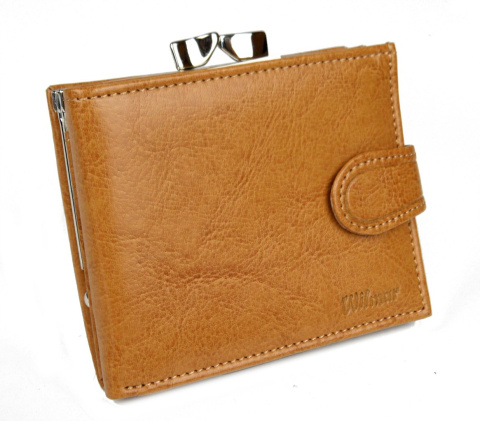Portfel Damski WILMAR (PL) 10 cm Klamra Skóra Włoska WIL_P10 10 x 9 x 2 [cm]