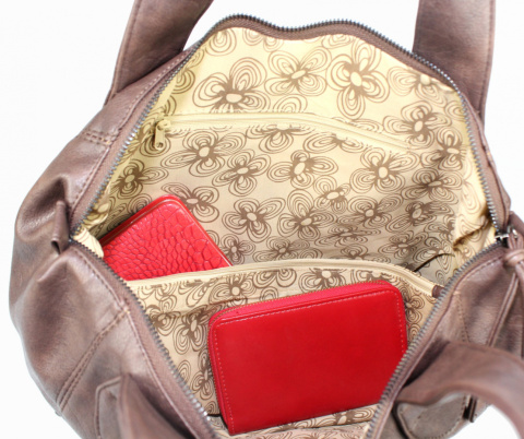 Torebka Skórzana Jennifer Jones Shopper Bag Skóra Włoska JJ3104